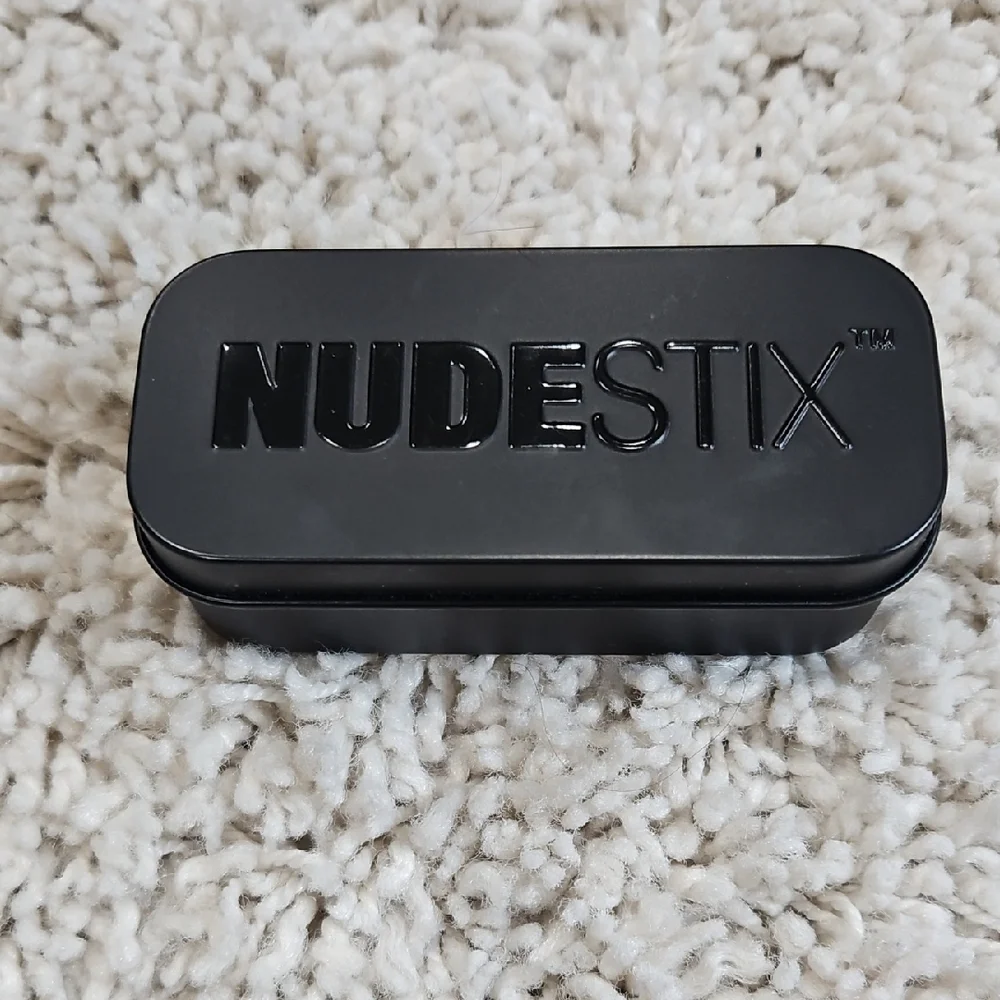 NUDESTIX Sleek Black Storage Tin